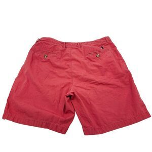 Johnnie-O Golf Shorts 8" Inseam Cotton Chino Preppy Mens Sz 36 Waist Coral Pink